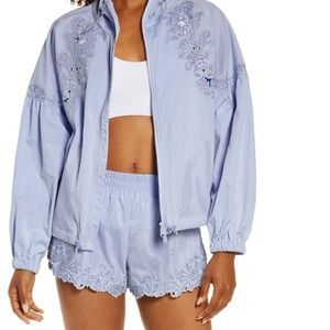 Free People FP Movement mesh wind breaker 🤍
